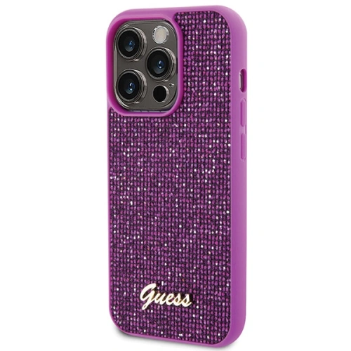 Kup Case Guess GUHCP15LPMSDGSF Apple iPhone 15 Pro Hardcase Disco Metal Script Fuchsie/Fuchsia - GUE2819 - {ean13} - Sklep Home Screen