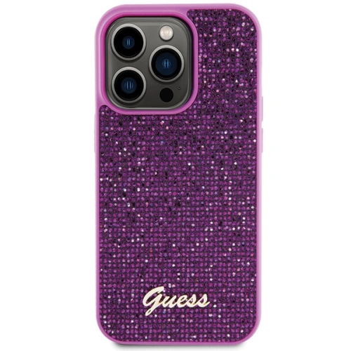 Kup Case Guess GUHCP15LPMSDGSF Apple iPhone 15 Pro Hardcase Disco Metal Script Fuchsie/Fuchsia - GUE2819 - {ean13} - Sklep Home Screen