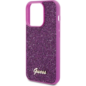 Etui Guess GUHCP15LPMSDGSF Apple iPhone 15 Pro hardcase Disco Metal Script fuksja/fuschia