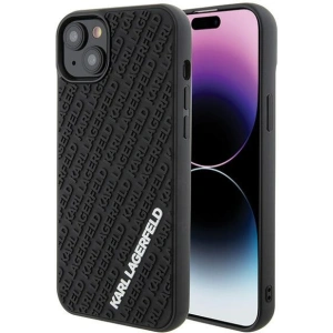 Etui Karl Lagerfeld KLHCP15M3DMKRLK Apple iPhone 15 Plus / 14 Plus hardcase 3D Rubber Multi Logo czarny/black