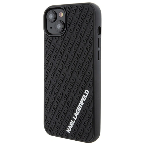 Kup Case Karl Lagerfeld KLHCP15M3DMKRLK Apple iPhone 15 Plus / 14 Plus Hardcase 3D Gummi Multi-Logo schwarz/black - KLD1655 - {ean13} - Sklep Home Screen