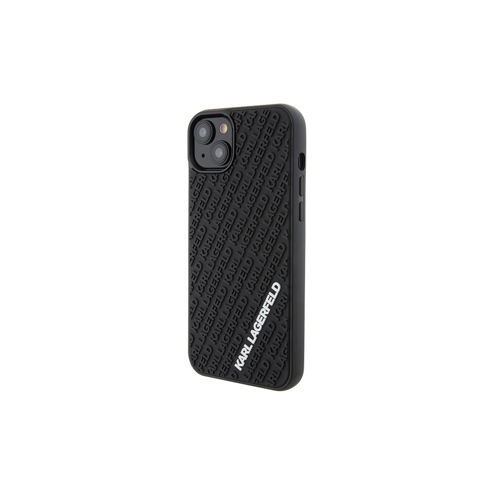 Etui Karl Lagerfeld KLHCP15M3DMKRLK Apple iPhone 15 Plus / 14 Plus hardcase 3D Rubber Multi Logo czarny/black