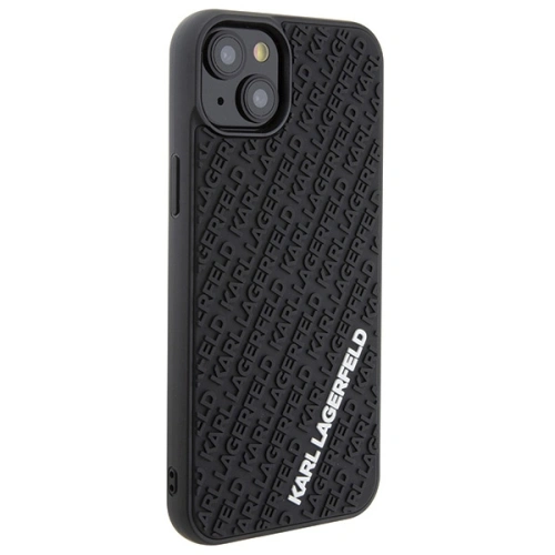 Kup Case Karl Lagerfeld KLHCP15M3DMKRLK Apple iPhone 15 Plus / 14 Plus Hardcase 3D Gummi Multi-Logo schwarz/black - KLD1655 - {ean13} - Sklep Home Screen