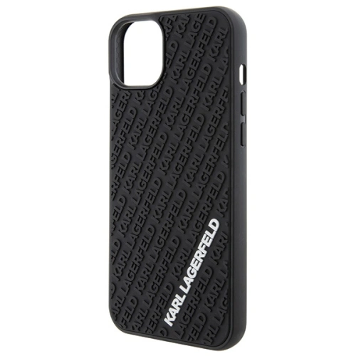 Kup Case Karl Lagerfeld KLHCP15M3DMKRLK Apple iPhone 15 Plus / 14 Plus Hardcase 3D Gummi Multi-Logo schwarz/black - KLD1655 - {ean13} - Sklep Home Screen