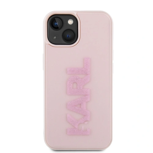 Kup Karl Lagerfeld Apple Carcasă KLHCP15S3DMBKCP iPhone 15 hardcase 3D cauciuc Glitter Logo roz / roz - KLD1658 - {ean13} - Sklep Home Screen