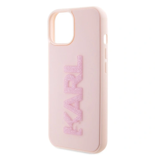Kup Karl Lagerfeld Apple Carcasă KLHCP15S3DMBKCP iPhone 15 hardcase 3D cauciuc Glitter Logo roz / roz - KLD1658 - {ean13} - Sklep Home Screen