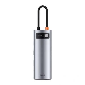 Kup Adapter Baseus Gleam Hub 7w1 USB-C zu 1x HDMI4K 60Hz + 3xUSB3.0 + 1xPD + 1xSD/TF (grau) - BSU4560 - {ean13} - Sklep Home Screen