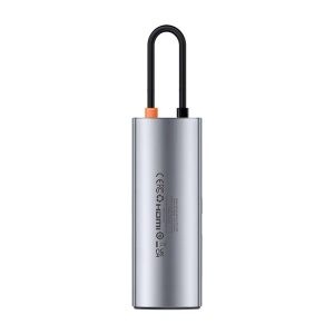 Kup Adapter Baseus Gleam Hub 7w1 USB-C zu 1x HDMI4K 60Hz + 3xUSB3.0 + 1xPD + 1xSD/TF (grau) - BSU4560 - {ean13} - Sklep Home Screen