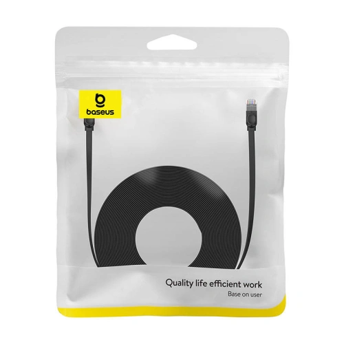 Buy Baseus Ethernet CAT6 network cable 20m (black) - BSU4561 - {ean13} - Home Screen Store Europe