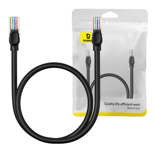 Kup Netzwerkkabel Baseus Ethernet CAT5 0,5m (schwarz) - BSU4562 - {ean13} - Sklep Home Screen
