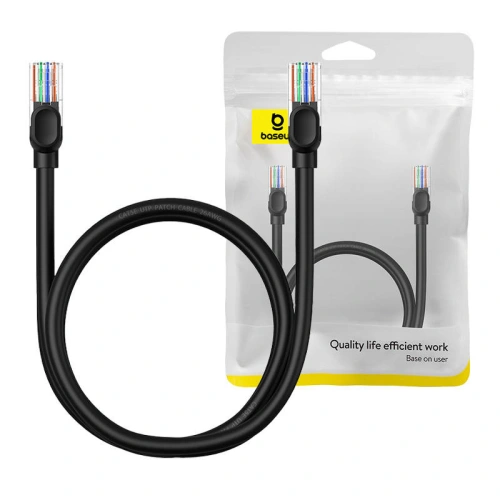 Kup Kabel síťový Baseus Ethernet CAT5 1m (černý) - BSU4563 - {ean13} - Sklep Home Screen
