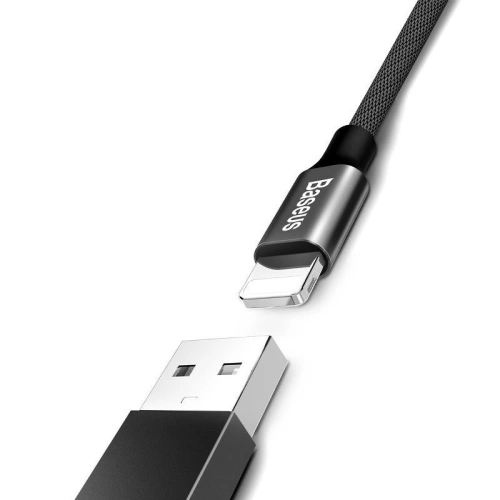 Kup Kábel Baseus Yiven Lightning 120cm 2A - fekete - BSU283BLK - {ean13} - Sklep Home Screen