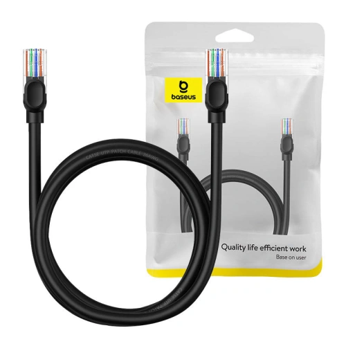 Kup Kabel síťový Baseus Ethernet CAT5 1,5m (černý) - BSU4564 - {ean13} - Sklep Home Screen