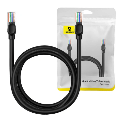 Kup Kabel síťový Baseus Ethernet CAT5 2m (černý) - BSU4565 - {ean13} - Sklep Home Screen