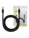 Baseus Cablu de rețea Ethernet CAT5 3m (negru)