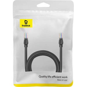 Baseus Ethernet CAT5 network cable 3m (black)