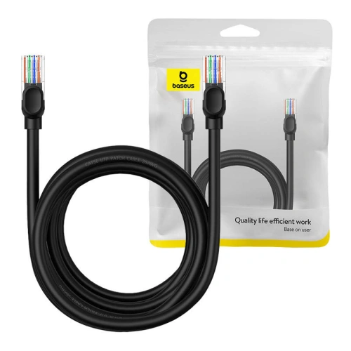 Kup Kabel síťový Baseus Ethernet CAT5 5m (černý) - BSU4567 - {ean13} - Sklep Home Screen