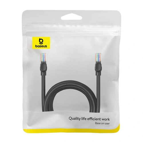 Kup Netzwerkkabel Baseus Ethernet CAT5 5m (schwarz) - BSU4567 - {ean13} - Sklep Home Screen