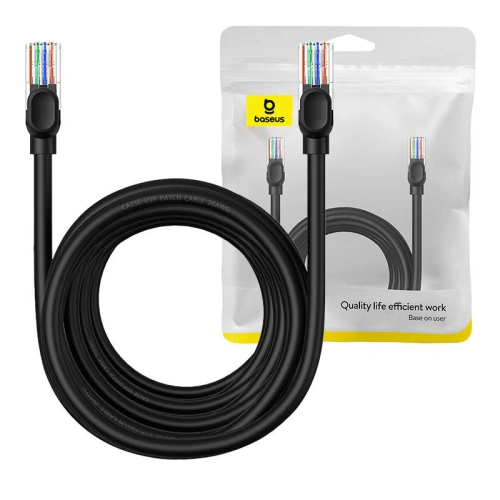 Kup Baseus Cablu de rețea Ethernet CAT5 8m (negru) - BSU4568 - {ean13} - Sklep Home Screen