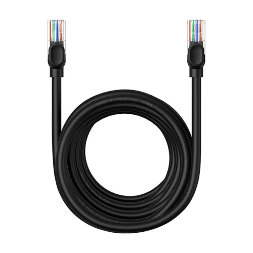 Kup Kabel síťový Baseus Ethernet CAT5 8m (černý) - BSU4568 - {ean13} - Sklep Home Screen