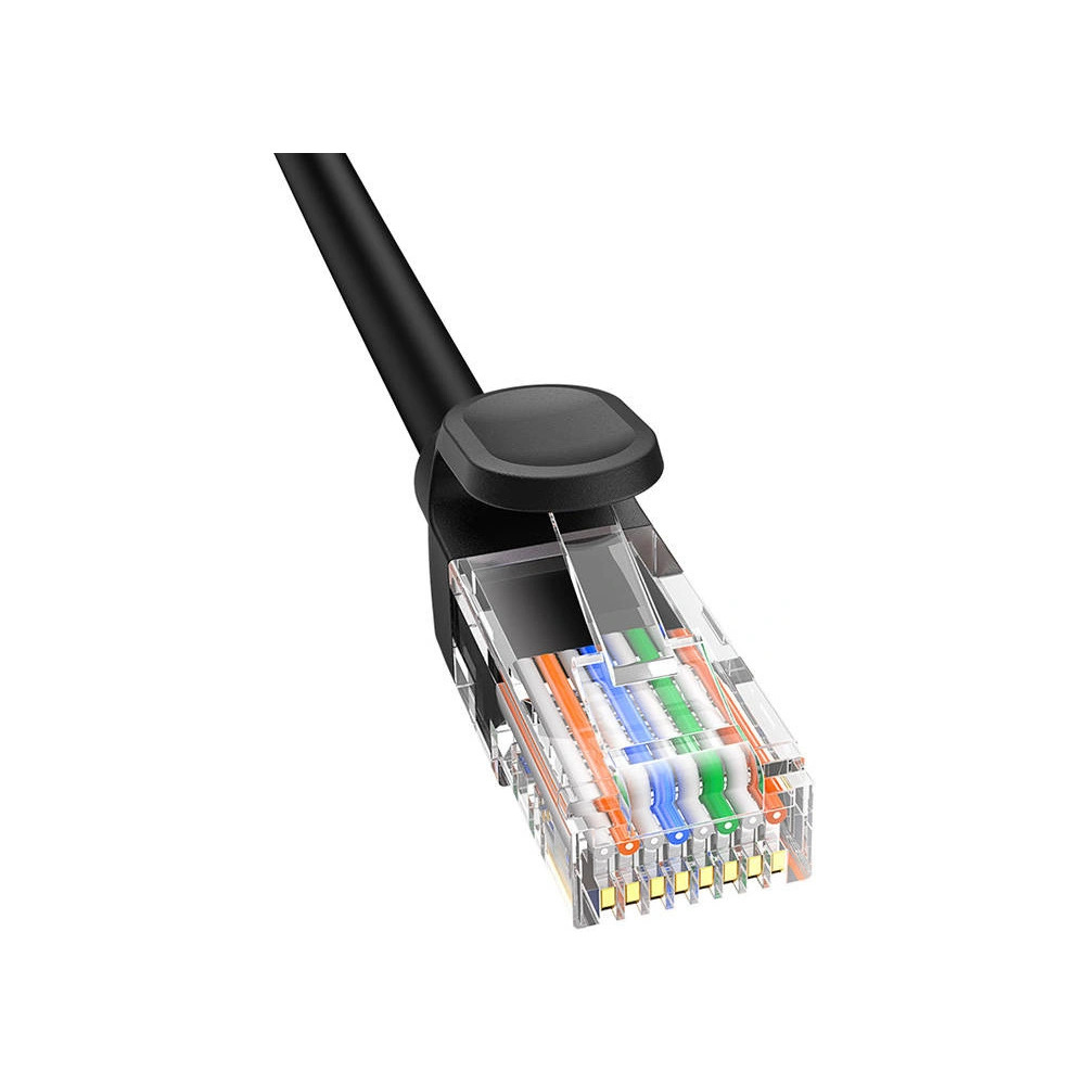 Kabel sieciowy Baseus Ethernet CAT5 8m (czarny)