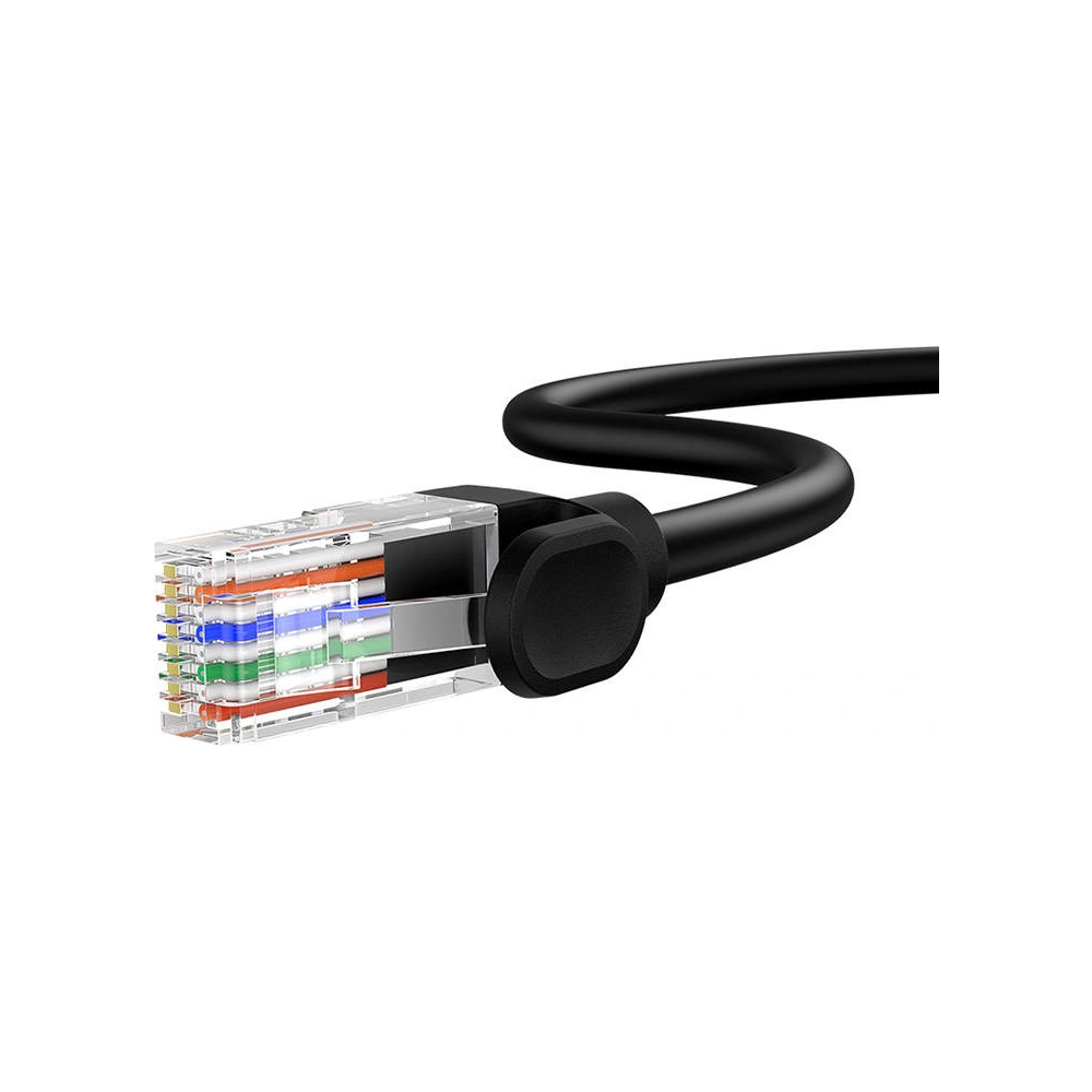 Kabel sieciowy Baseus Ethernet CAT5 8m (czarny)
