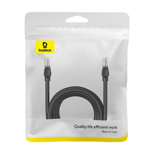 Kup Netzwerkkabel Baseus Ethernet CAT5 8m (schwarz) - BSU4568 - {ean13} - Sklep Home Screen