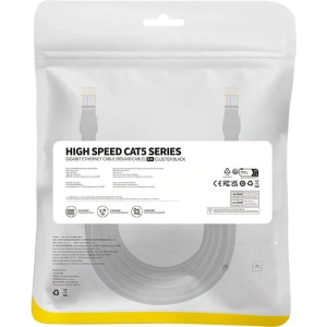 Baseus Ethernet CAT5 network cable 8m (black)
