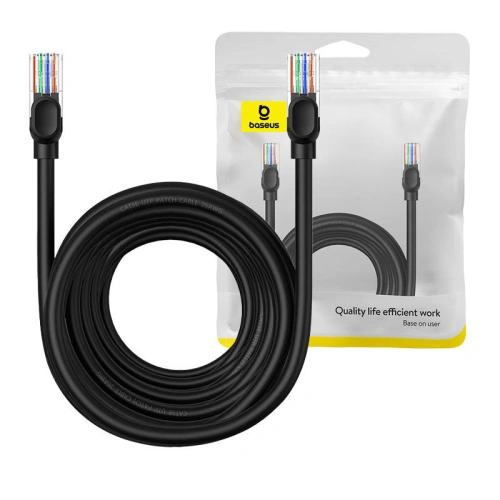 Kup Baseus Cablu de rețea Ethernet CAT5 10m (negru) - BSU4569 - {ean13} - Sklep Home Screen