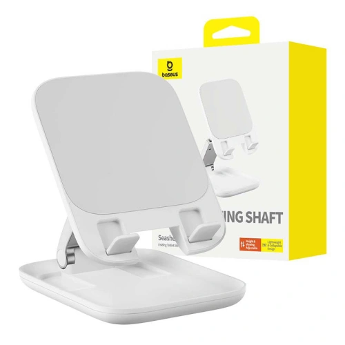 Buy Baseus Seashell folding phone/tablet stand (white) - BSU4570 - {ean13} - Home Screen Store Europe
