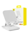 Baseus Suport pliabil pentru telefon/tabletă Seashell (alb)