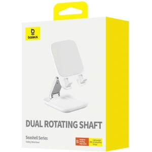 Skládací stojan na telefon/tablet Baseus Seashell (bílý)