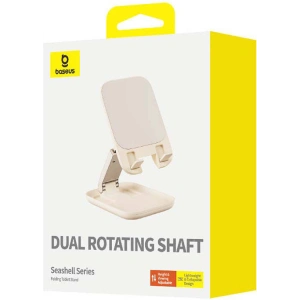 Skládací stojan na telefon/tablet Baseus Seashell (růžový)