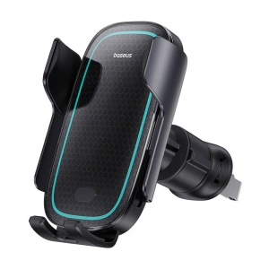 Kup Auto-Halterung mit Ladegerät für Lüftungsgitter Baseus MilkyWay Pro 15W (schwarz) - BSU4572 - {ean13} - Sklep Home Screen