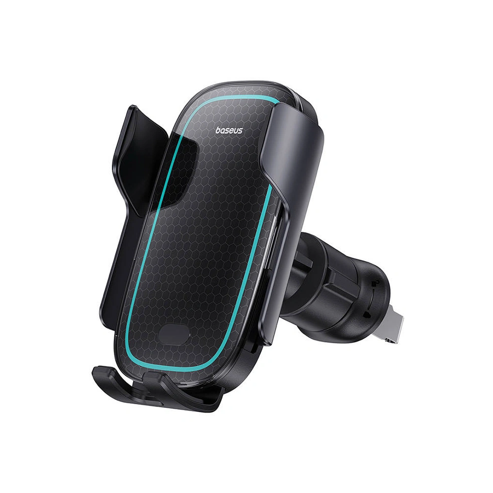 Uchwyt samochodowy z ładowarką do kratki nawiewu Baseus MilkyWay Pro 15W (czarny)