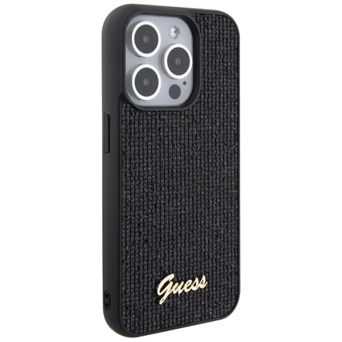 Kup Etui Guess GUHCP15LPMSDGSK Apple iPhone 15 Pro keménytok Disco Metal Script fekete/black - GUE2820 - {ean13} - Sklep Home Screen