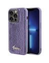 Guess Apple Carcasă GUHCP15LPSFDGSU iPhone 15 Pro hardcase Sequin Script Metal violet/violet