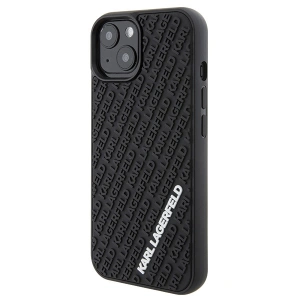 Etui Karl Lagerfeld KLHCP15S3DMKRLK Apple iPhone 15 hardcase 3D Rubber Multi Logo czarny/black