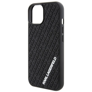 Etui Karl Lagerfeld KLHCP15S3DMKRLK Apple iPhone 15 hardcase 3D Rubber Multi Logo czarny/black
