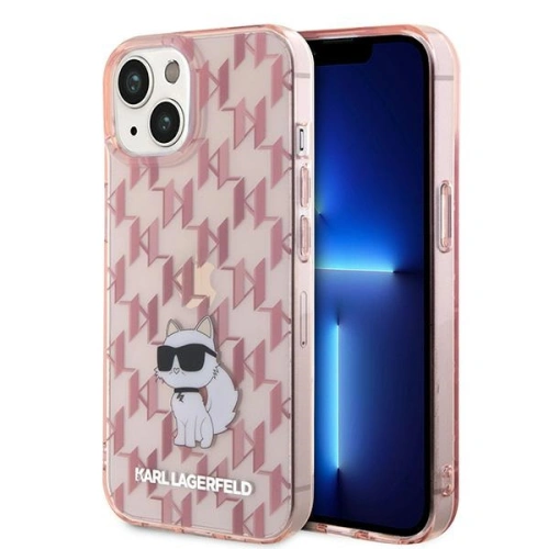 Kup Karl Lagerfeld Apple Carcasă KLHCP15SHNCMKLP iPhone 15 carcasă tare Monogram Choupette roz / roz - KLD1660 - {ean13} - Sklep Home Screen