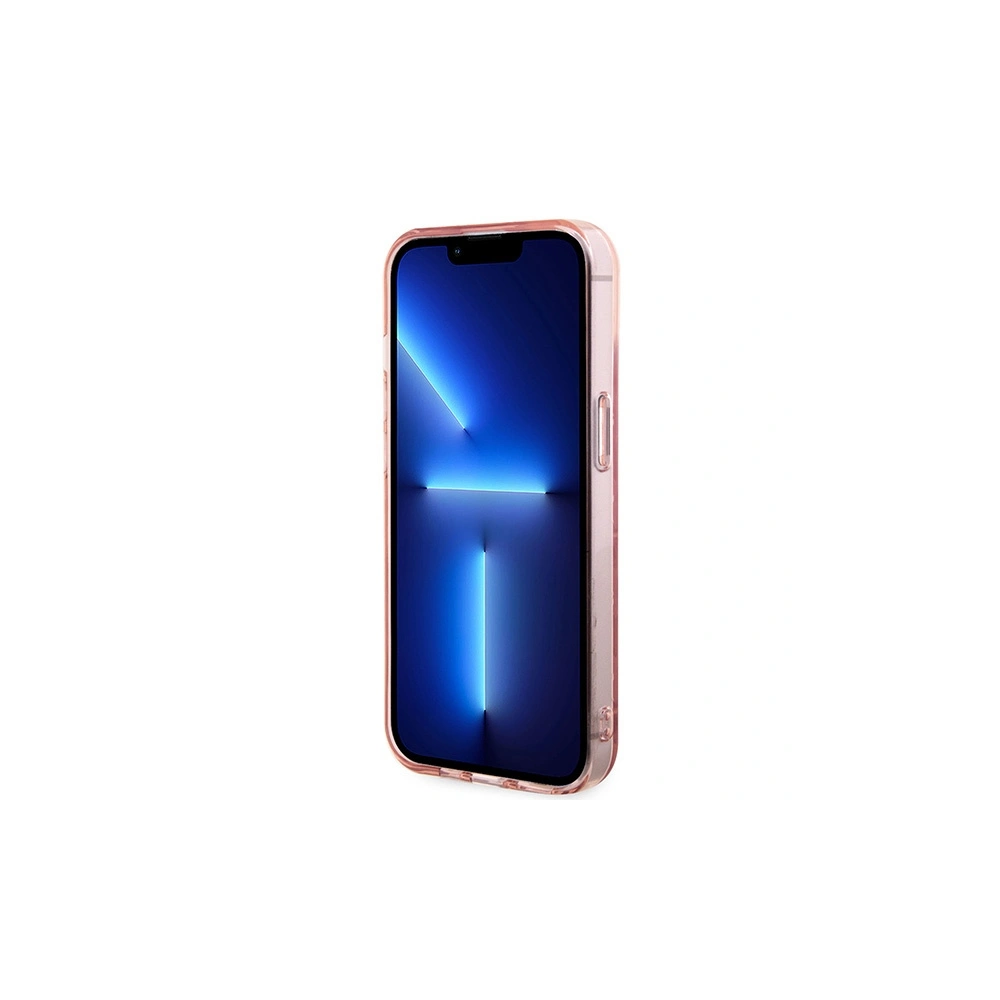 Etui Karl Lagerfeld KLHCP15SHNCMKLP Apple iPhone 15 hardcase Monogram Choupette różowy/pink