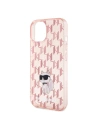 Kup Karl Lagerfeld Apple Carcasă KLHCP15SHNCMKLP iPhone 15 carcasă tare Monogram Choupette roz / roz - KLD1660 - {ean13} - Sklep Home Screen