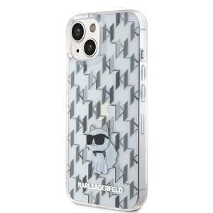 Etui Karl Lagerfeld KLHCP15SHNCMKLT Apple iPhone 15 hardcase Monogram Choupette transparent