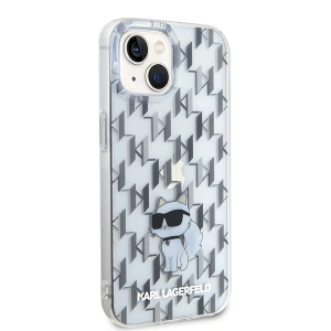 Etui Karl Lagerfeld KLHCP15SHNCMKLT Apple iPhone 15 hardcase Monogram Choupette transparent
