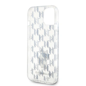 Etui Karl Lagerfeld KLHCP15SHNCMKLT Apple iPhone 15 hardcase Monogram Choupette transparent