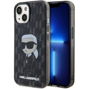 Etui Karl Lagerfeld KLHCP15SHNKMKLK Apple iPhone 15 hardcase Monogram Ikonik transparent
