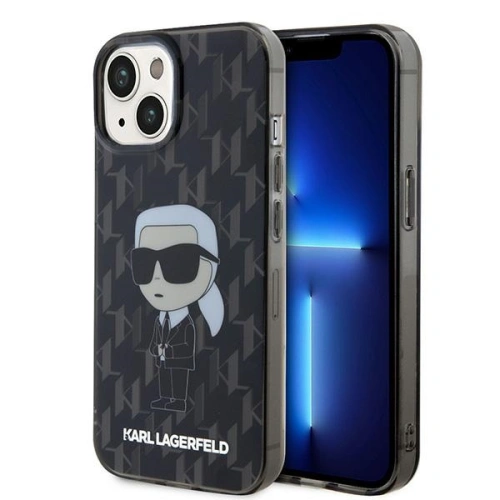 Kup Etui Karl Lagerfeld KLHCP15SHNKMKLK Apple iPhone 15 hardcase Monogram Ikonik transparentní - KLD1662 - {ean13} - Sklep Home Screen