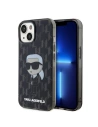 Etui Karl Lagerfeld KLHCP15SHNKMKLK Apple iPhone 15 hardcase Monogram Ikonik transparentní