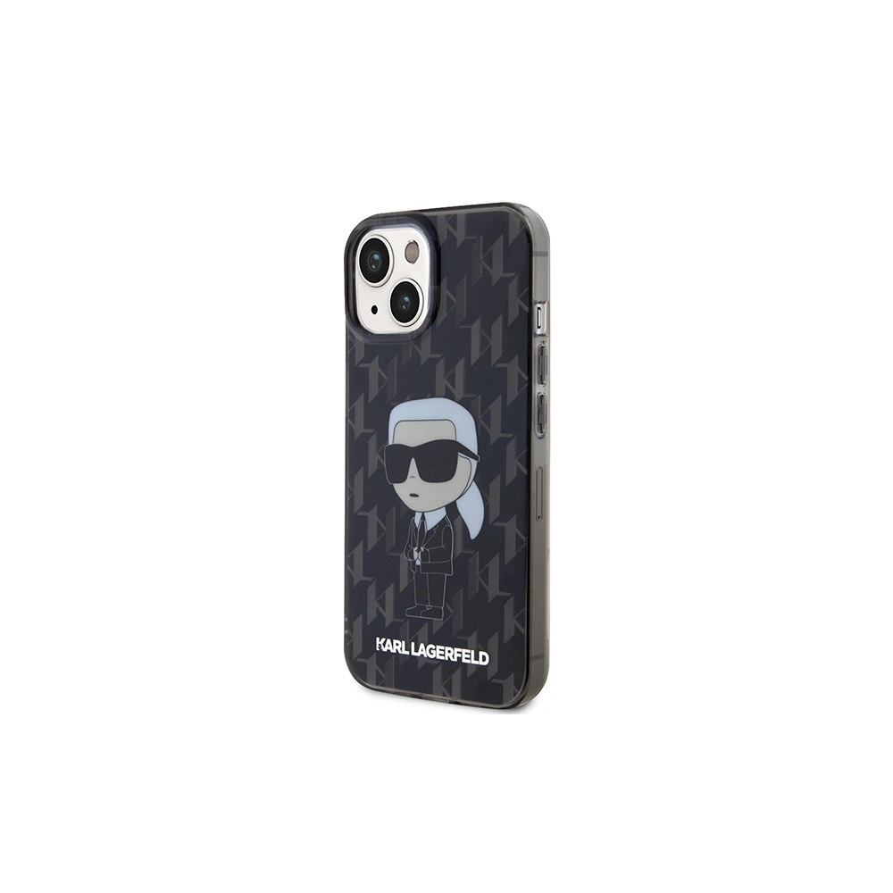Etui Karl Lagerfeld KLHCP15SHNKMKLK Apple iPhone 15 hardcase Monogram Ikonik transparent