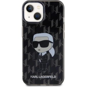Etui Karl Lagerfeld KLHCP15SHNKMKLK Apple iPhone 15 hardcase Monogram Ikonik transparent
